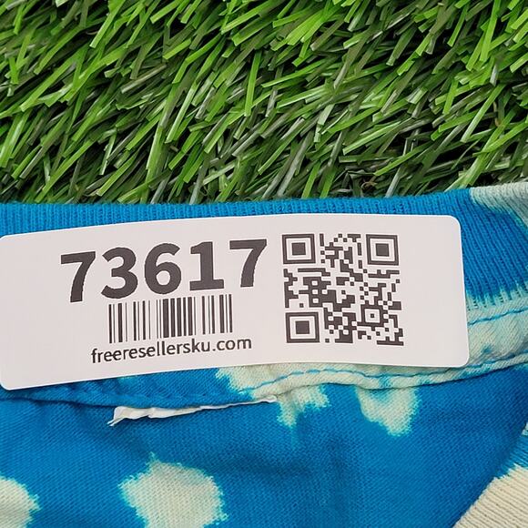 Vintage New-Mexico Crop-Top Shirt Womens Medium 19x18 Blue - Picture 8 of 11